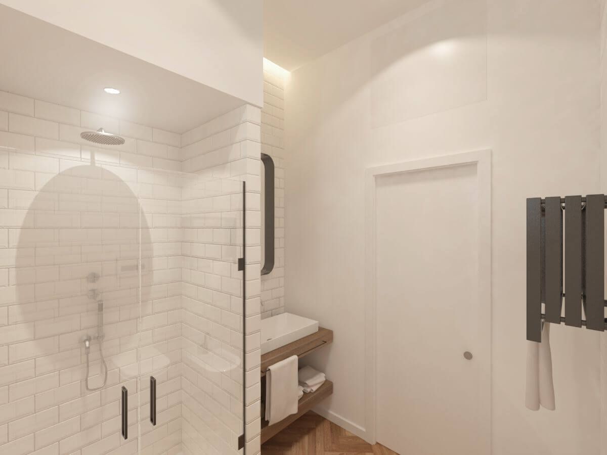 render progetto ristrutturazione abitazione saad roma