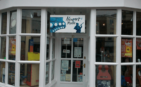 Store in Newport Pagnell for music lessons
