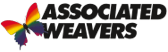 The logo for associated weavers has a rainbow butterfly on it.