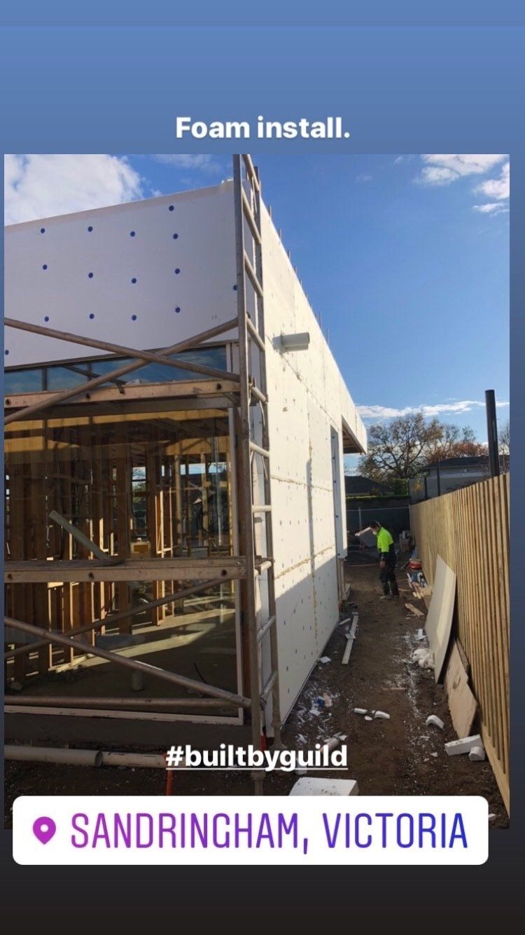 Foam cladding | Renderers Melbourne