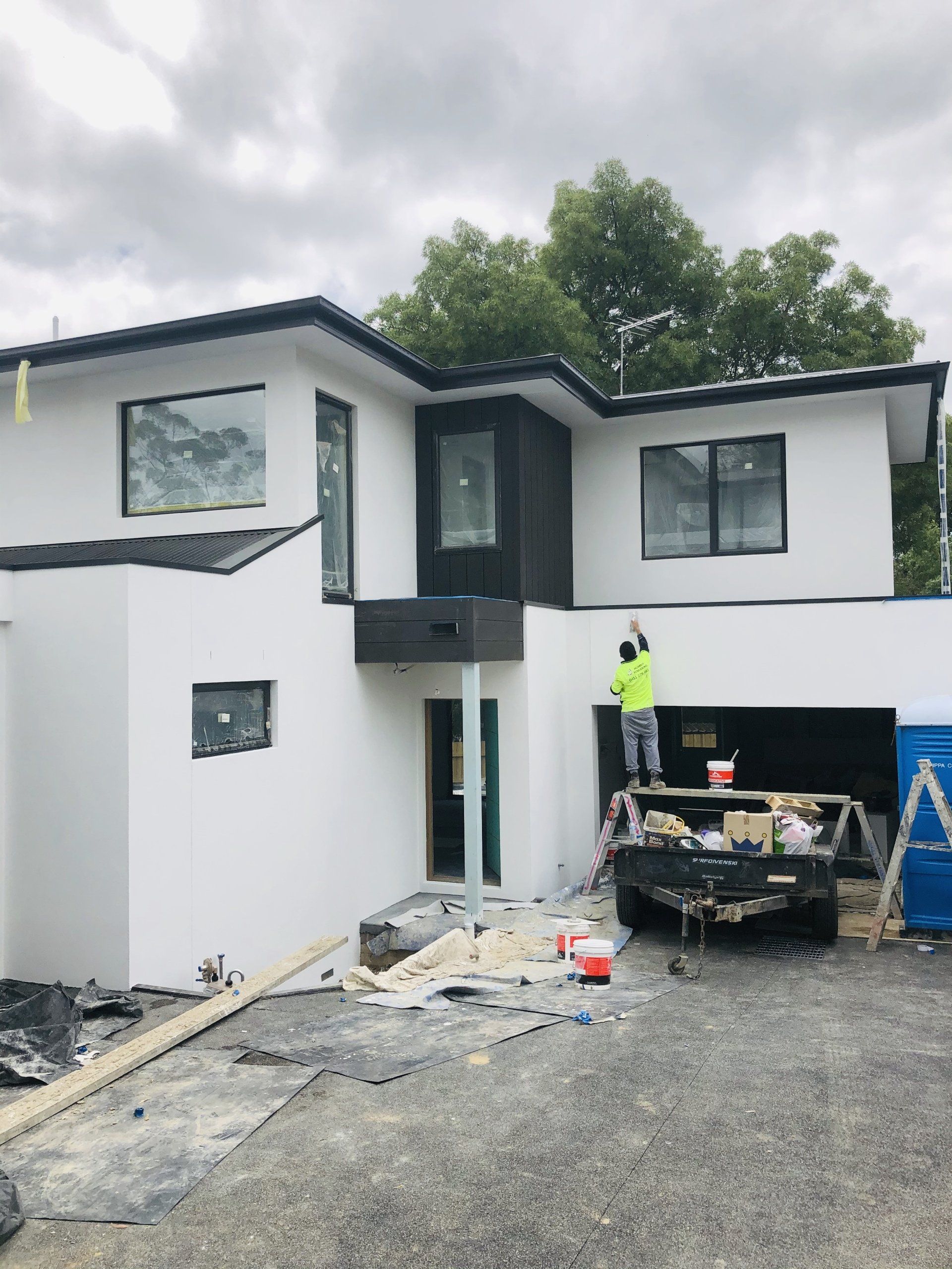 Cement rendering |  Concrete finish |