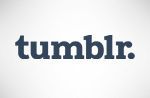 The tumblr logo is on a white background.