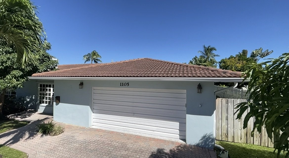 Residential Roof Before Pressure Cleaning