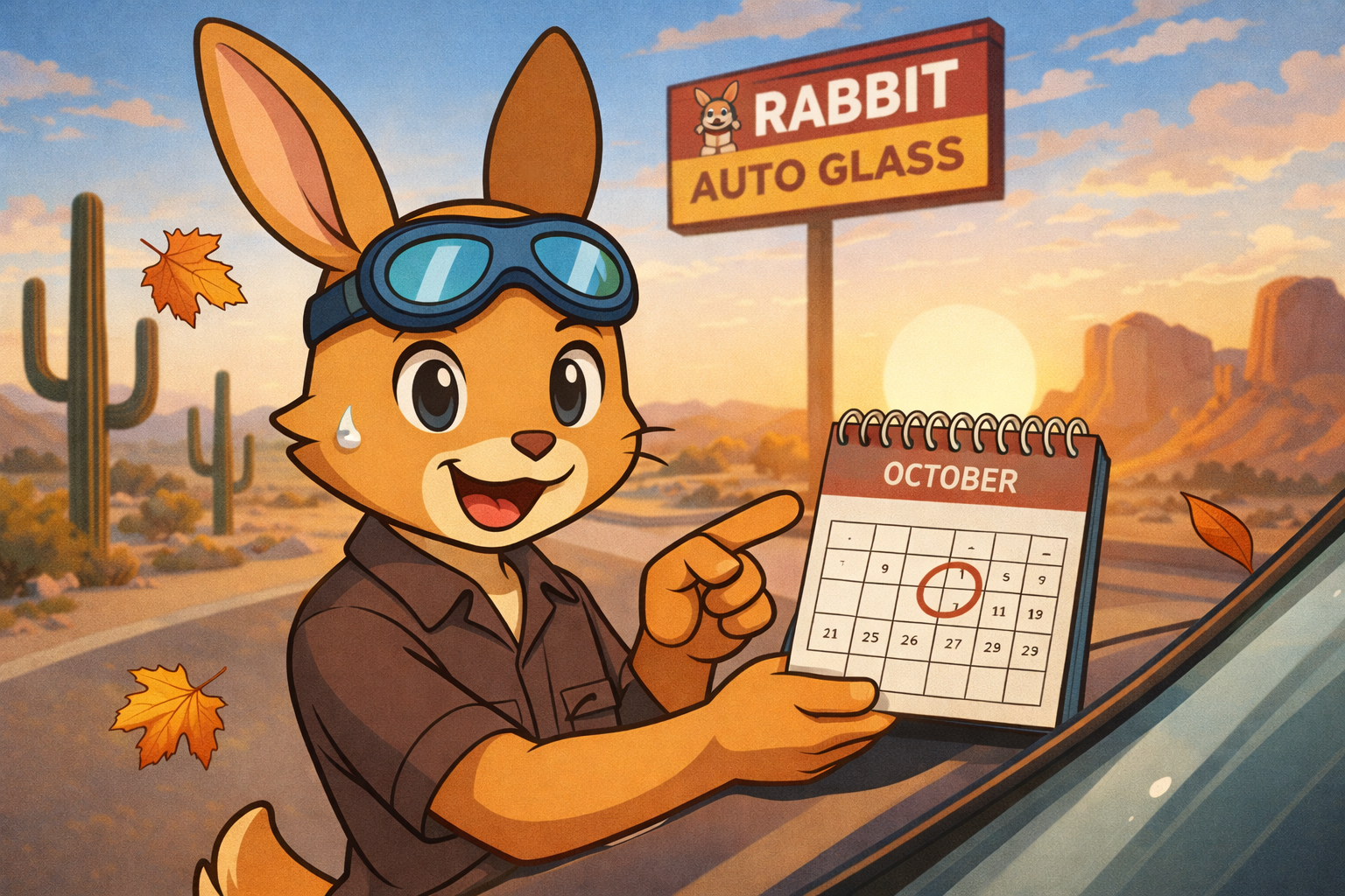 Best time of year for auto glass repair in Phoenix