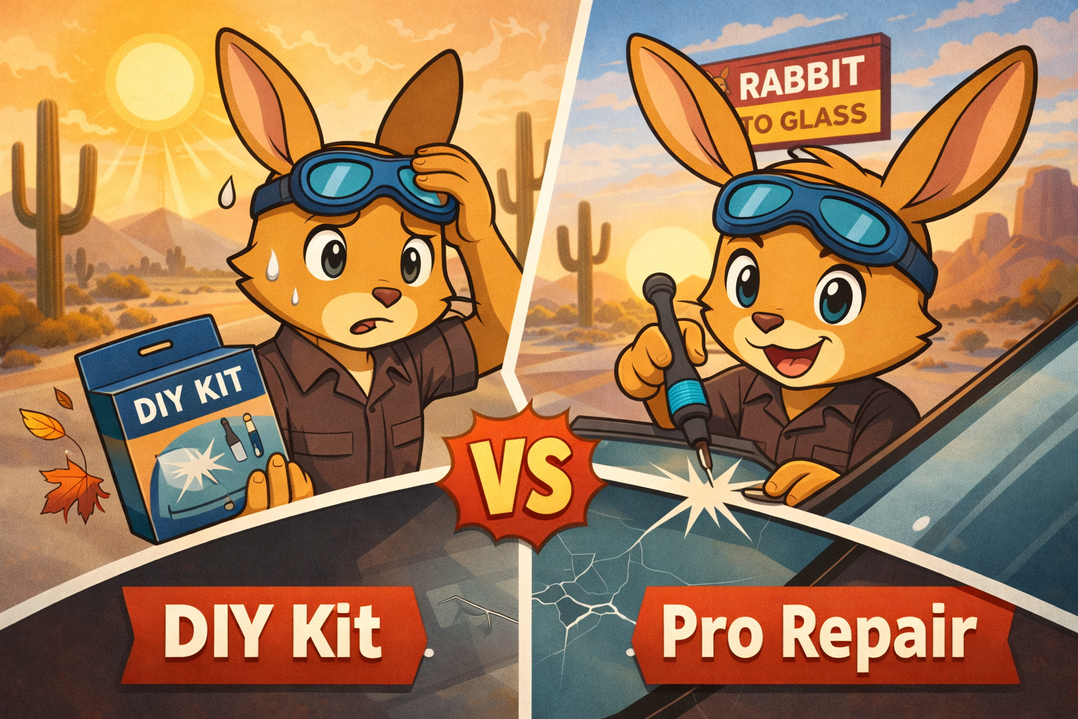 DIY windshield chip repair kits vs professional repair in Phoenix