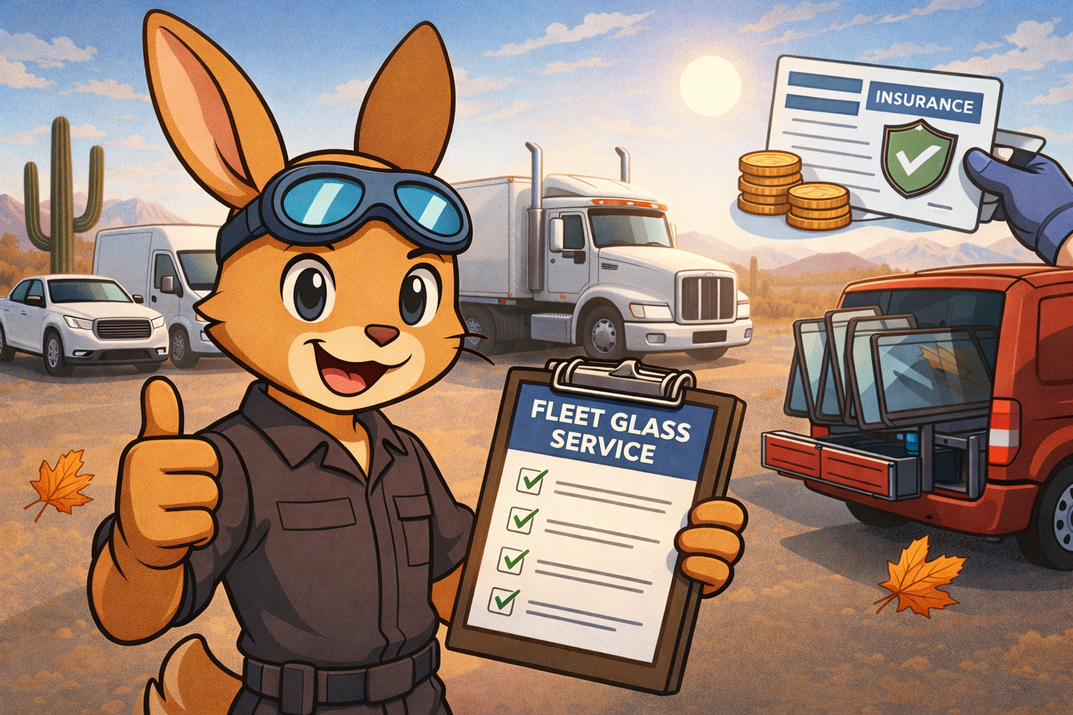 Fleet auto glass repair solutions for Phoenix businesses
