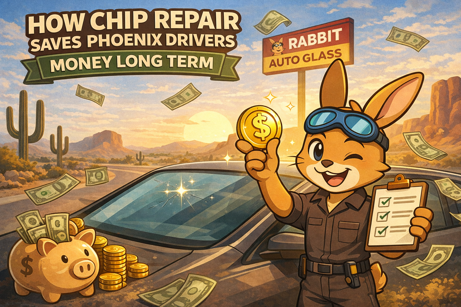 How chip repair saves Phoenix drivers money long term