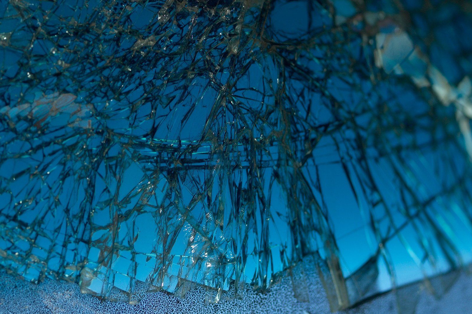 Shattered Auto Glass Danger