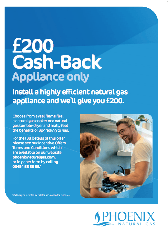 £ 200 Cash back Advertising