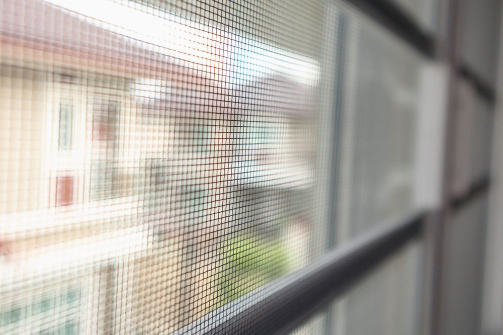 Close-up View Through a Window Screen — Suburban Security Screens in Currumbin, QLD