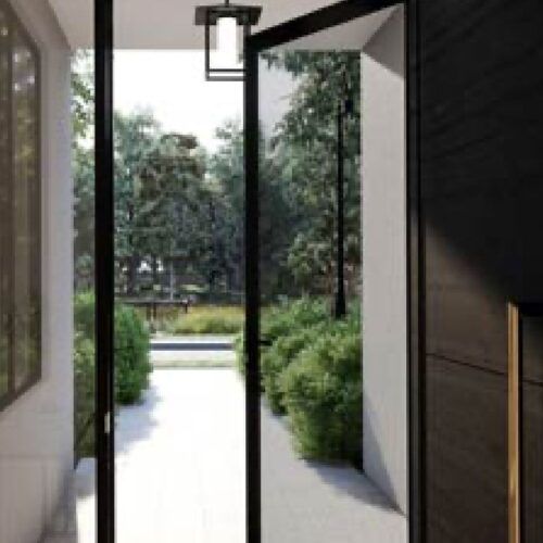 View Through an Open Glass Door Onto a Sunlit Path — Suburban Security Screens in Currumbin, QLD