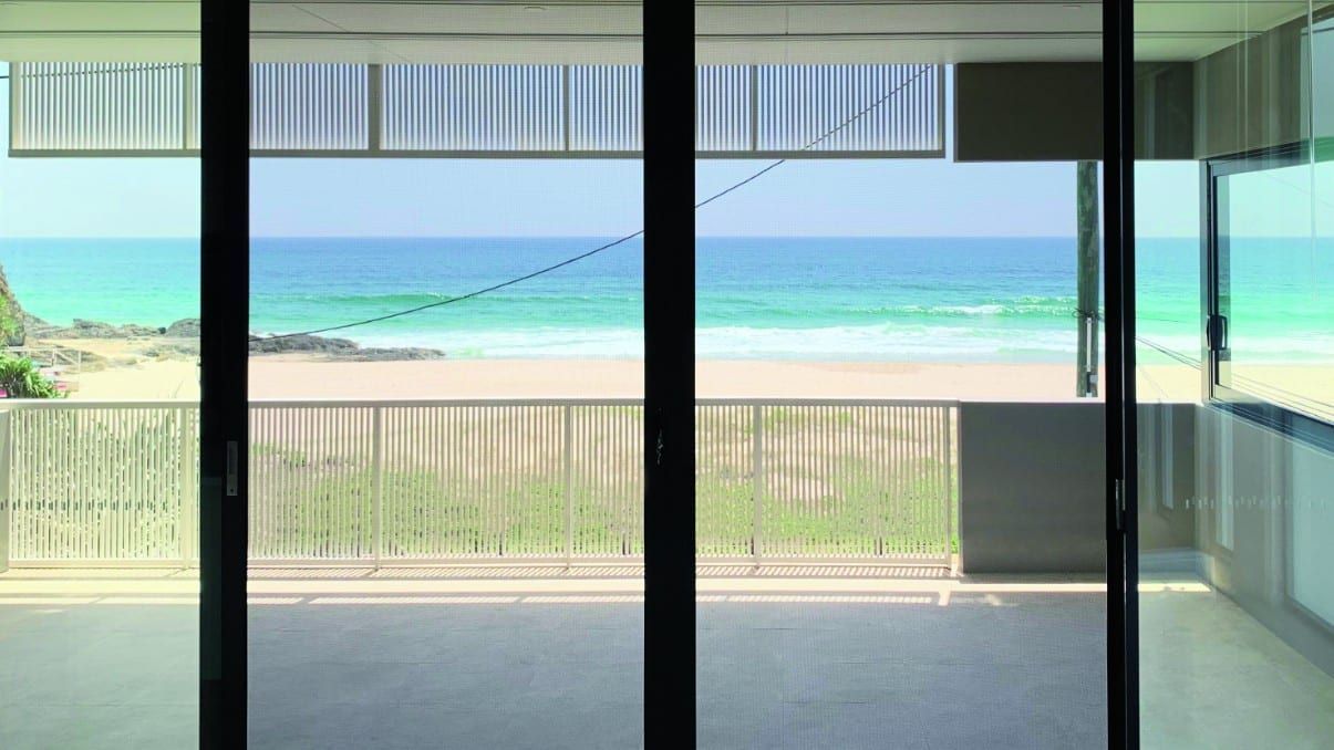 View of A Turquoise Ocean and Sandy Beach — Suburban Security Screens in Currumbin, QLD