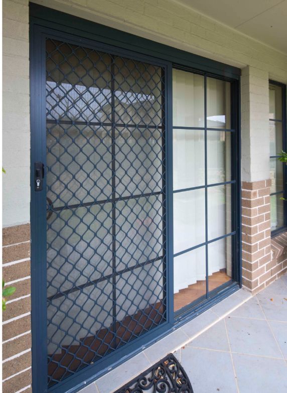A Dark-Framed Sliding Door — Suburban Security Screens in Currumbin, QLD