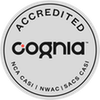 The logo for cognia is accredited by the nca.