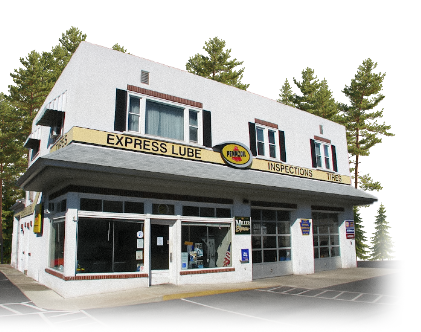 A white building | Miller Tire & Auto Co