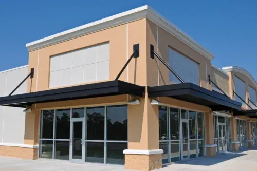 A newly constructed shopping center in Forestville, CA by Specialty Improvements Unlimited