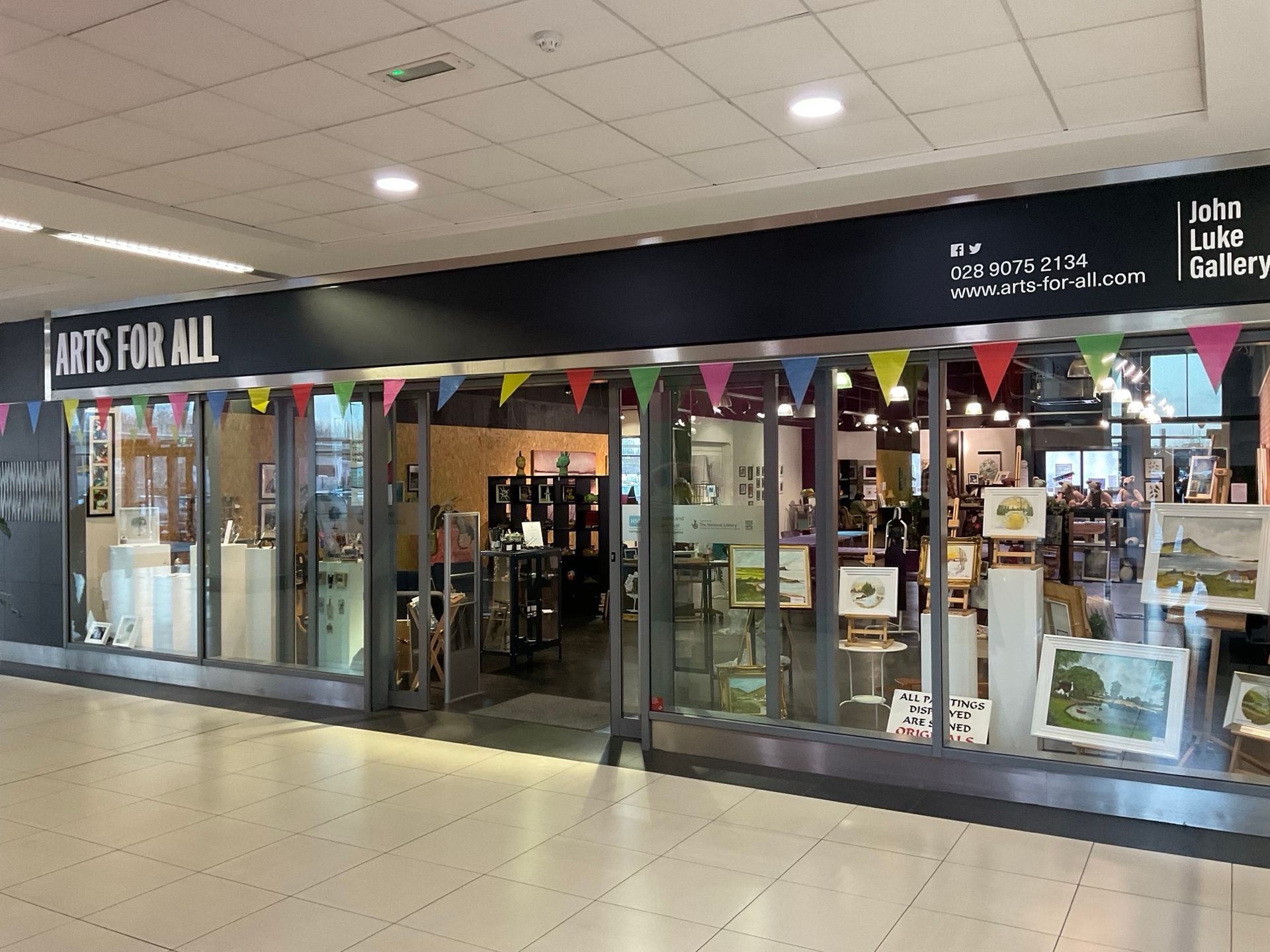 Arts for All at Cityside Retail Park, Yorkgate shopping centre, Arts organization in North Belfast