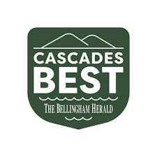 Cascades Best badge by the Bellingham Herald
