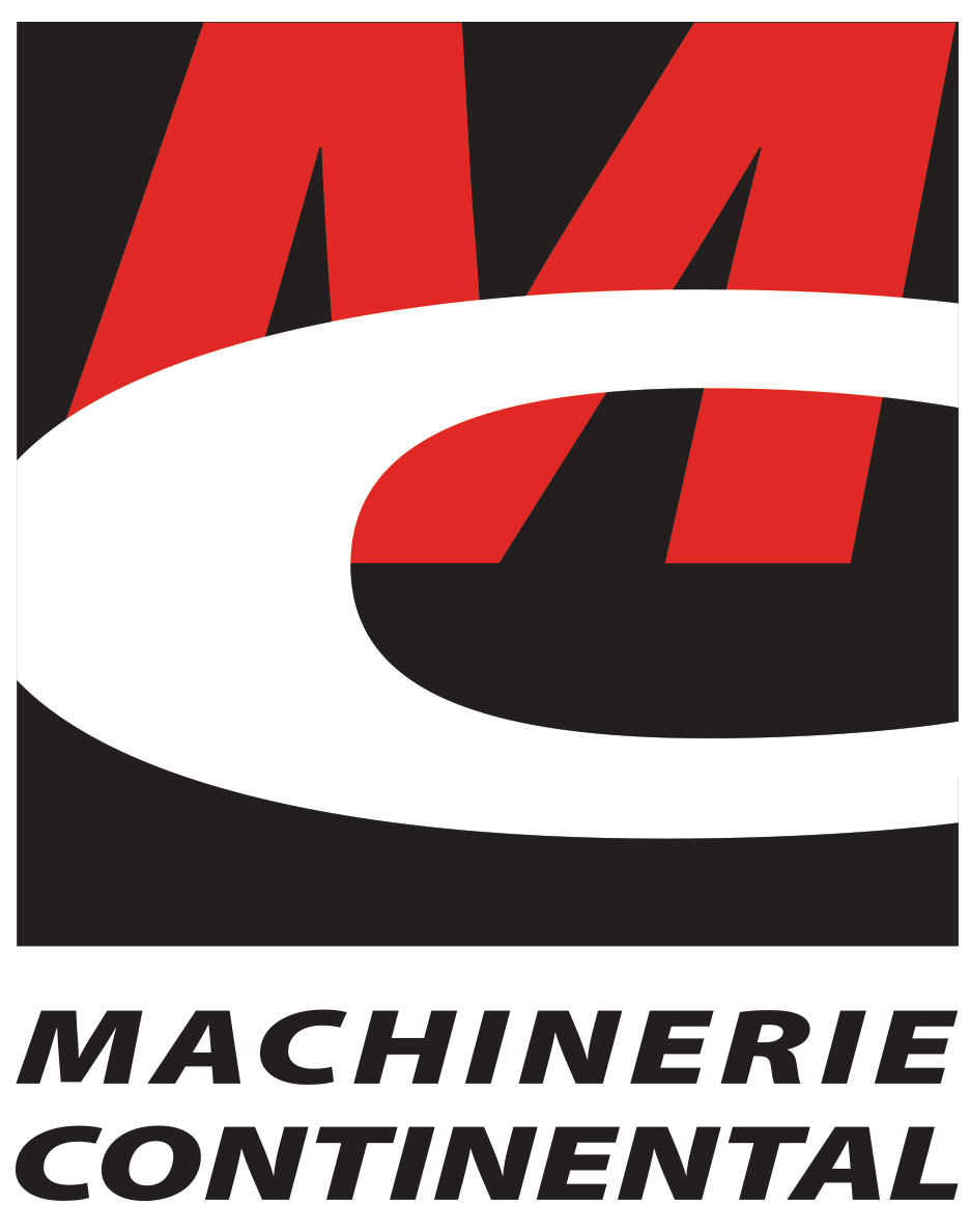 Le logo des machines continental est un logo rouge et blanc avec un tourbillon blanc.