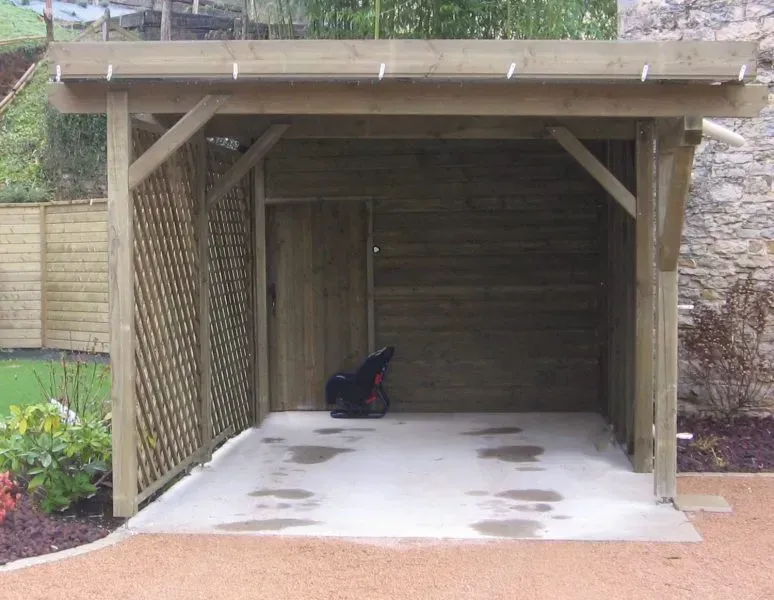 Carport avec rangement Kit Frorêt