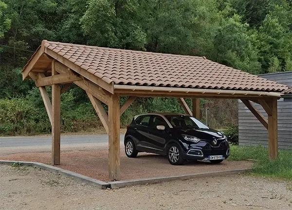 Carport avant après 1