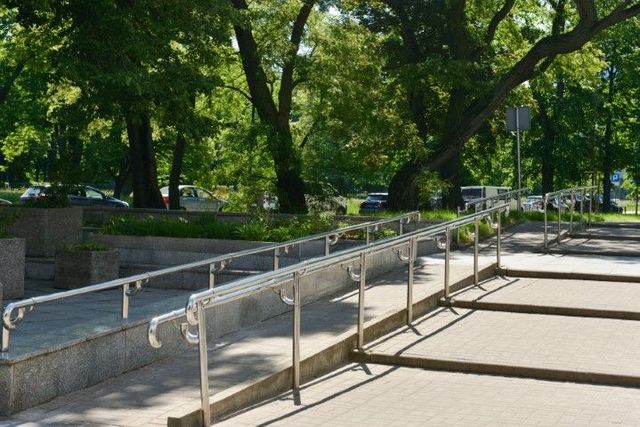 Park Outdoor Steel Handrails