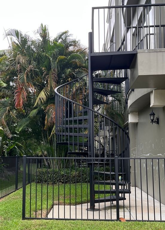 spiral stair examples at different homes