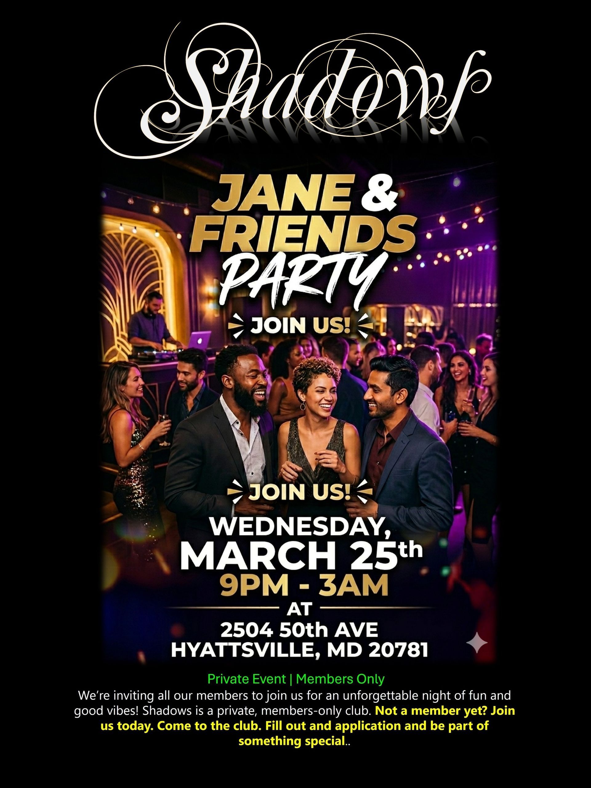 Jane And Friends Party