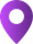 A purple gradient map pin icon with a white circular cutout in the center.