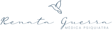 Um logotipo manuscrito para renata guerra com um pássaro nele.