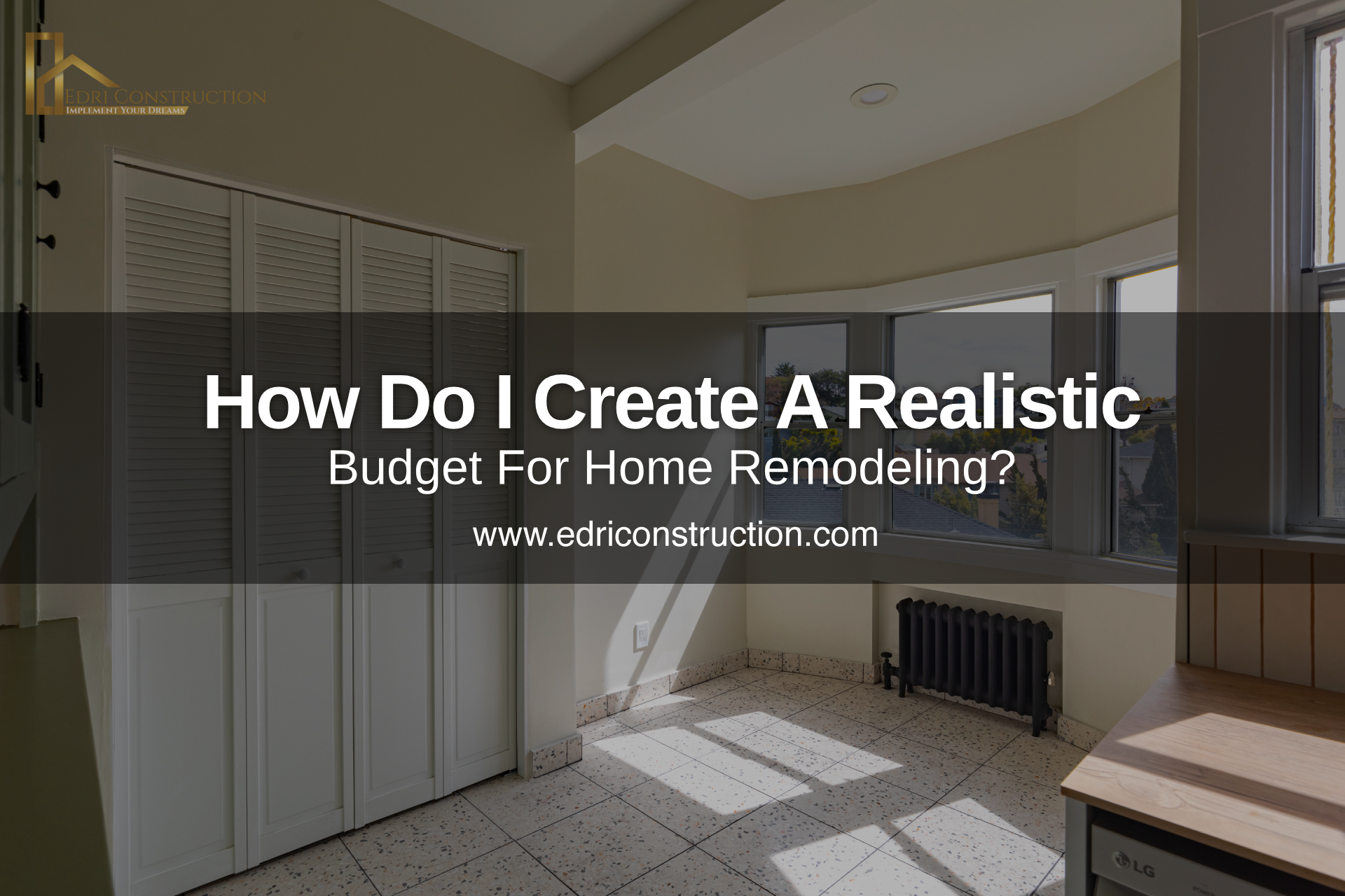 home remodeling budget