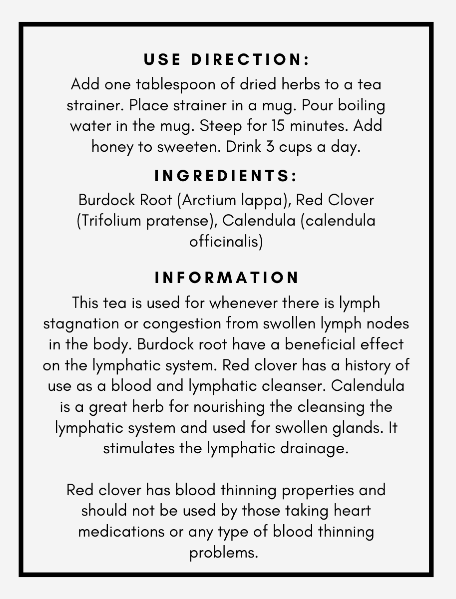 Supporting Lymphatic System Tea