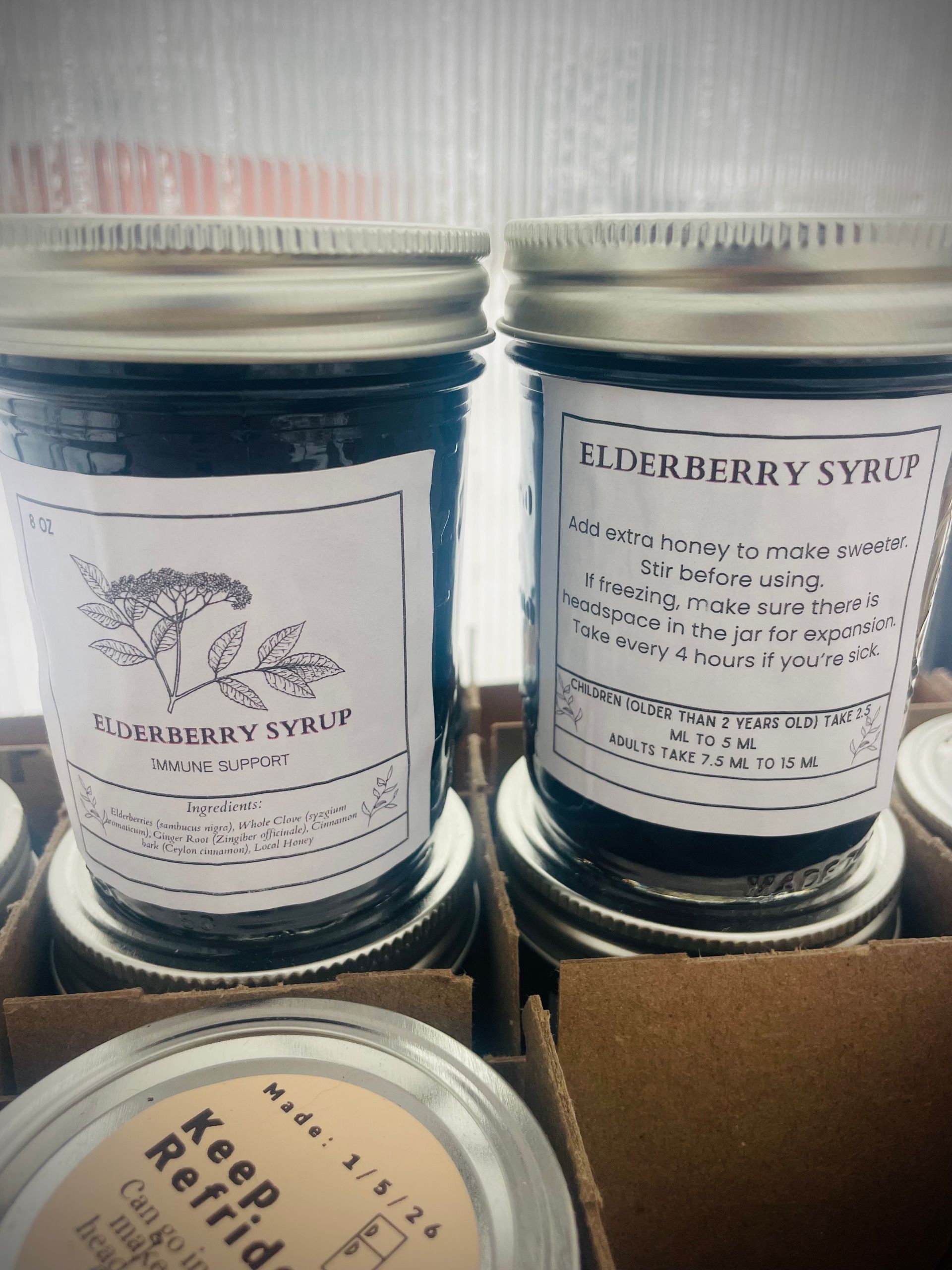 Elderberry Syrup 8oz