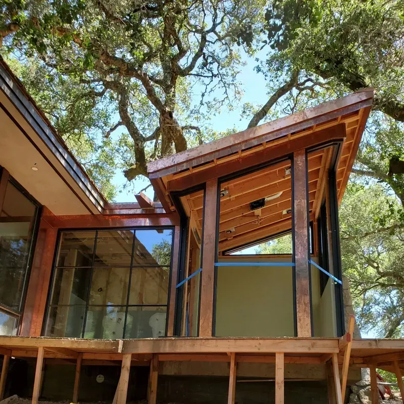 House with A Lot of Windows and Trees in The Background | Santa Rosa, CA | Morris Heating and Sheet Metal