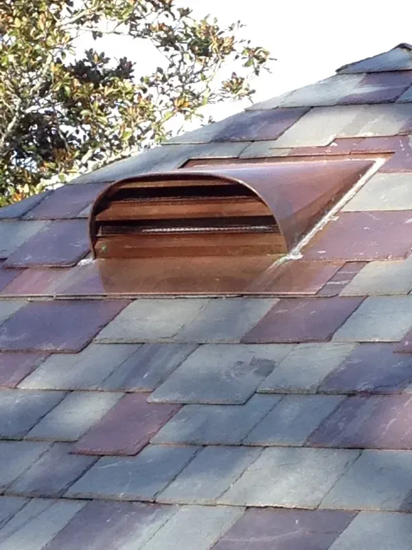 A Roof with A Copper Vent on It | Santa Rosa, CA | Morris Heating and Sheet Metal