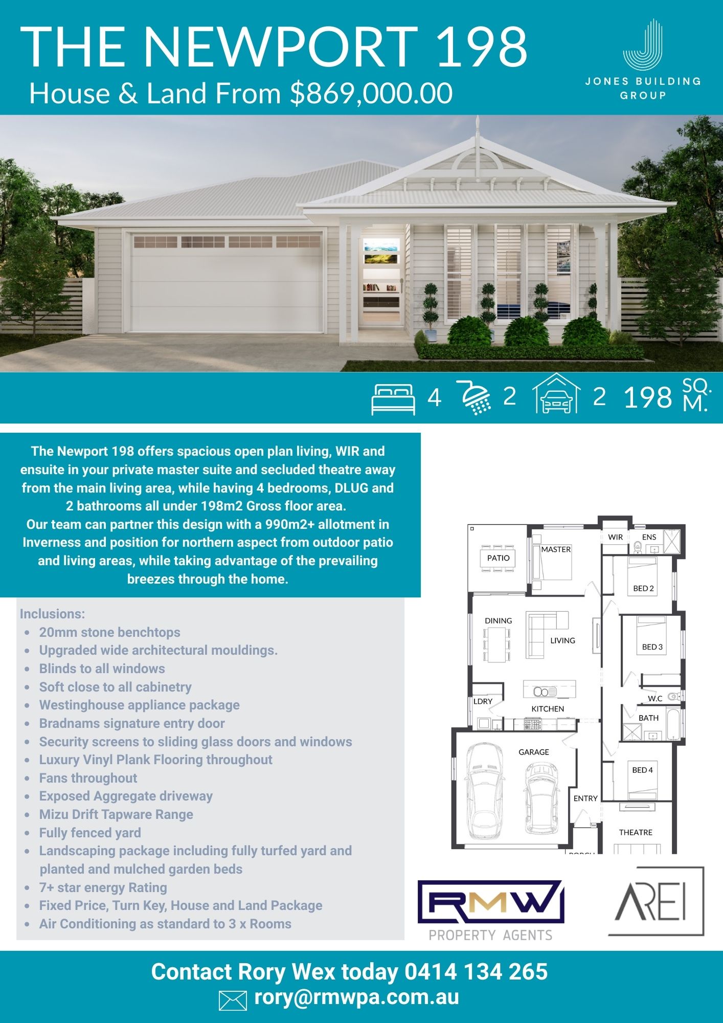 The Newport 198 — Jones Building Group In Inverness, QLD