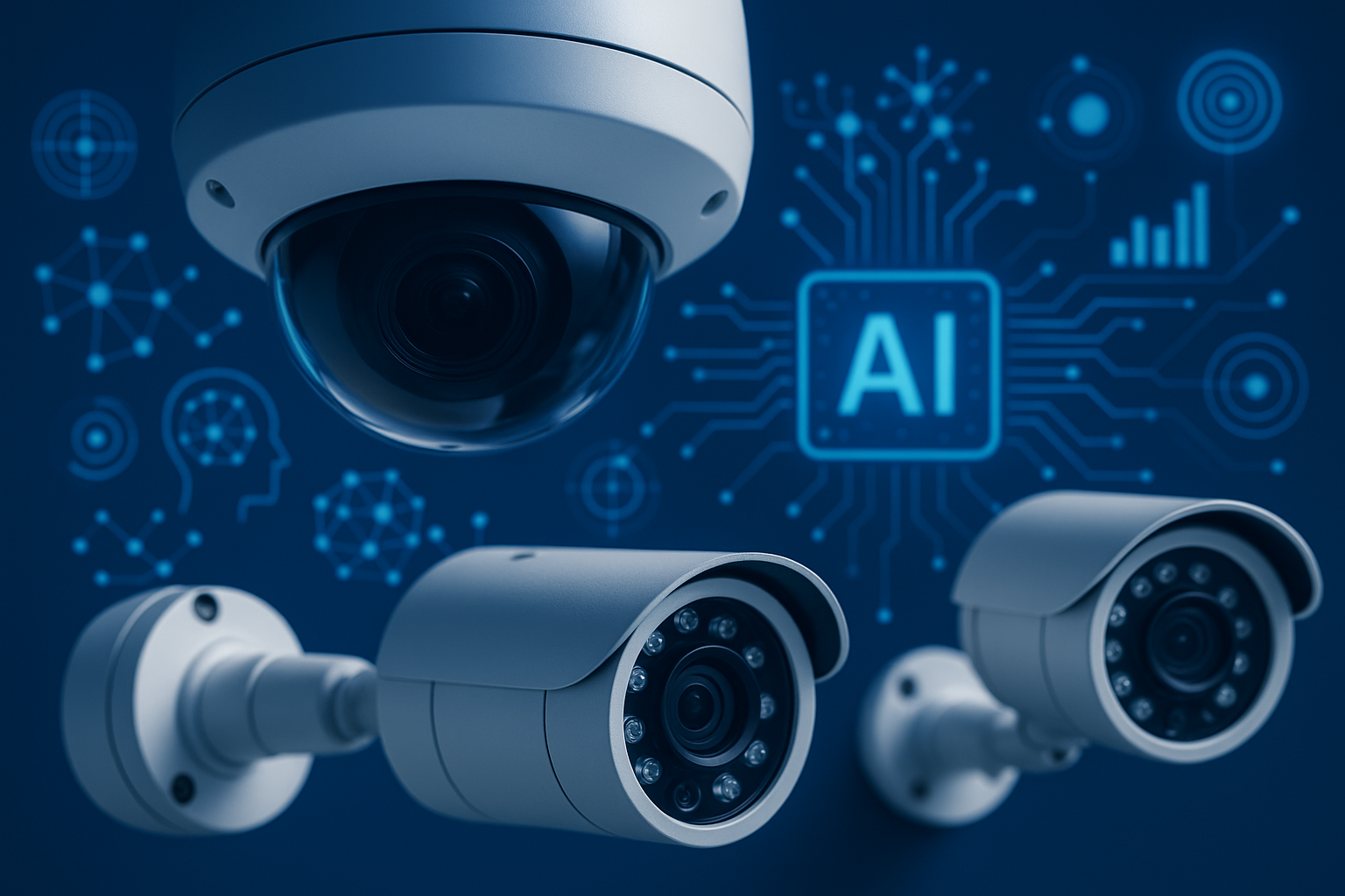 Caméras intelligentes IA en sécurité le piège