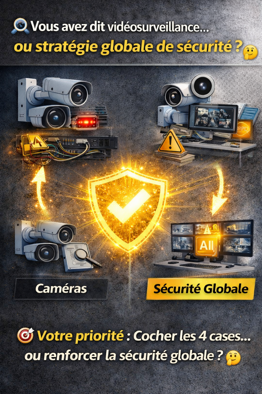 Caméras ou stratégie globale ? Illustration ACT’IV d’un système de sécurité intelligent et intégré
