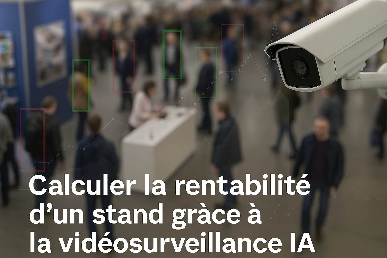 Analyse IA de la fréquentation d’un stand via vidéosurveillance pour mesurer la rentabilité.