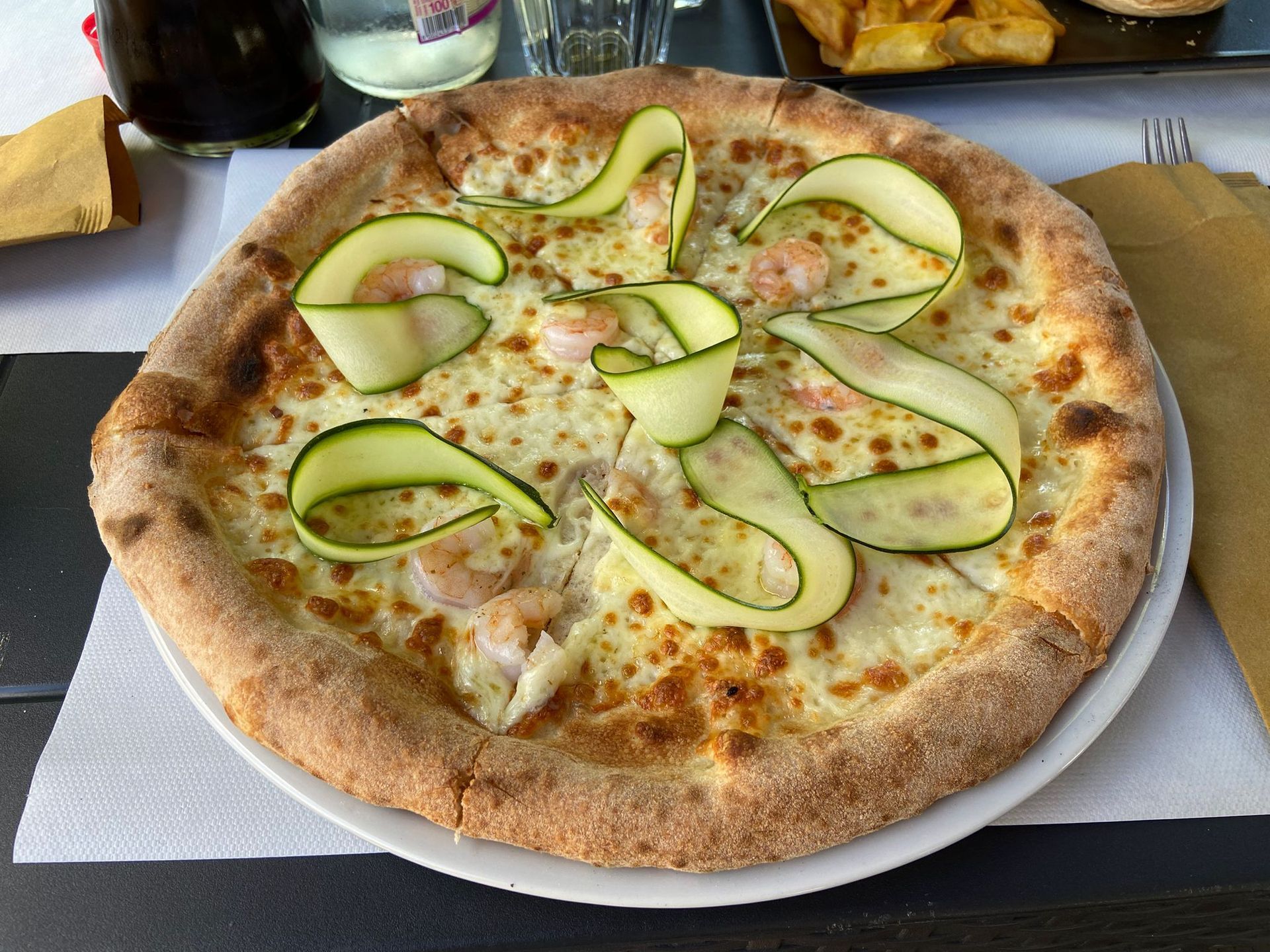pizza con zucchine