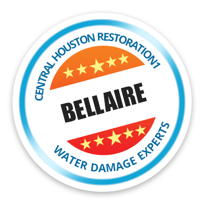 A logo for central houston restoration bellaire water damage experts