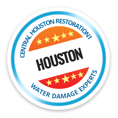 A logo for central houston restoration water damage experts