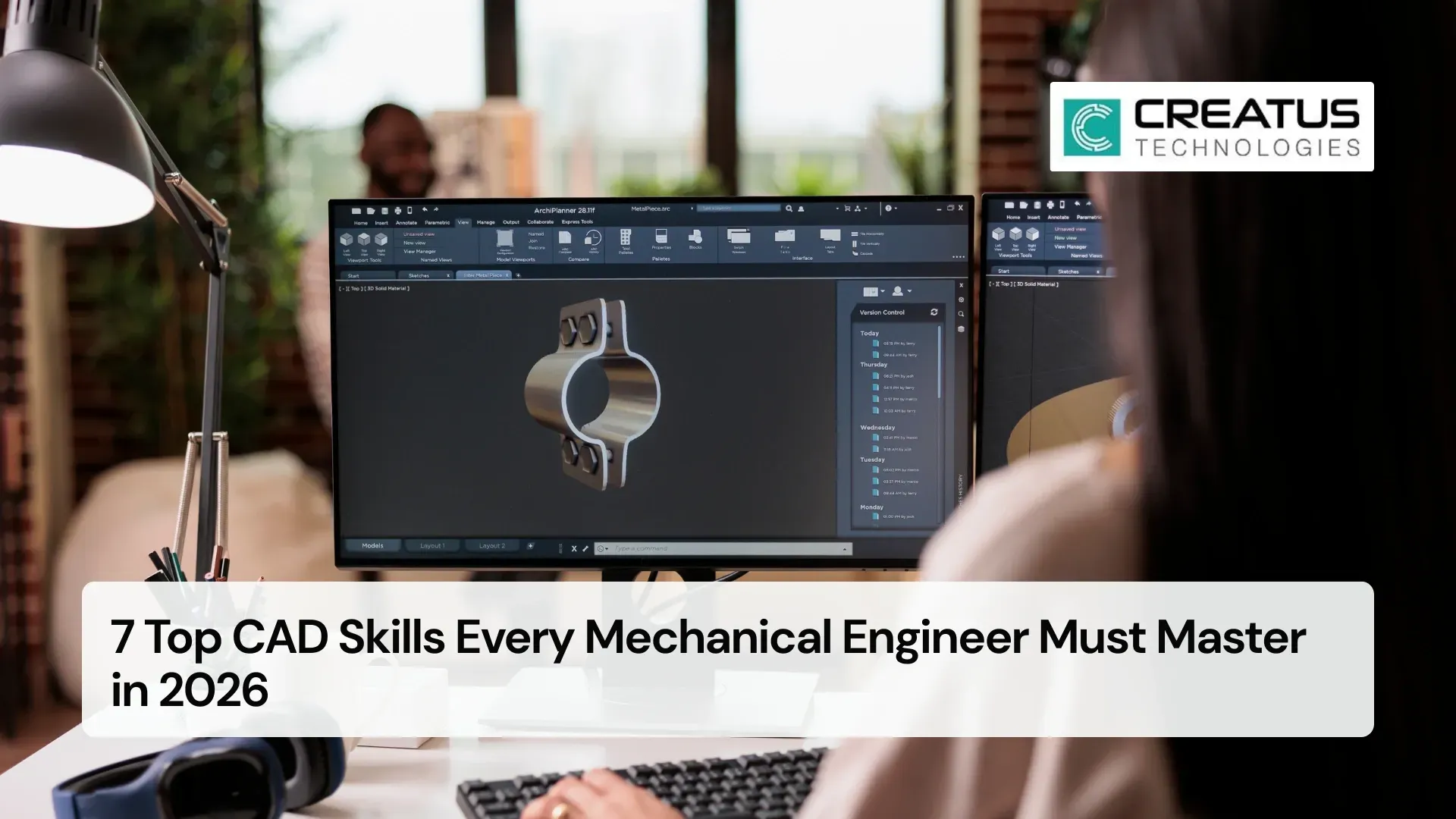 Mechanical engineer working on advanced CAD modeling for 3D design, BIW, plastic, and sheet metal pr