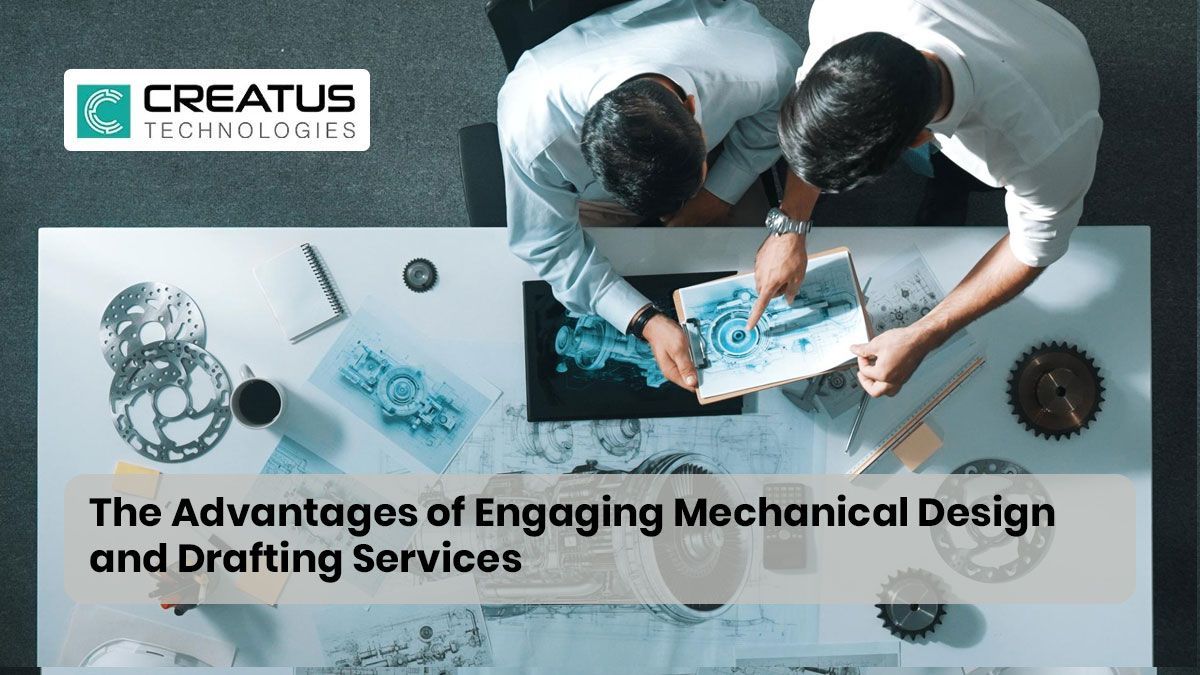 Engineer working on mechanical design and drafting using CAD software