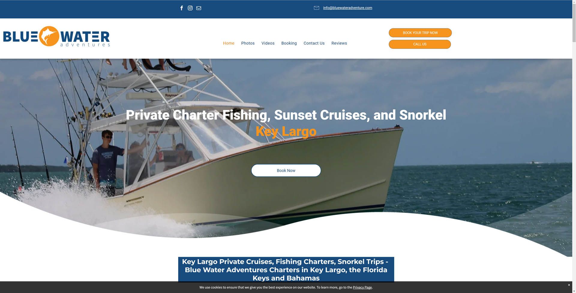 A boat is floating on top of a body of water.