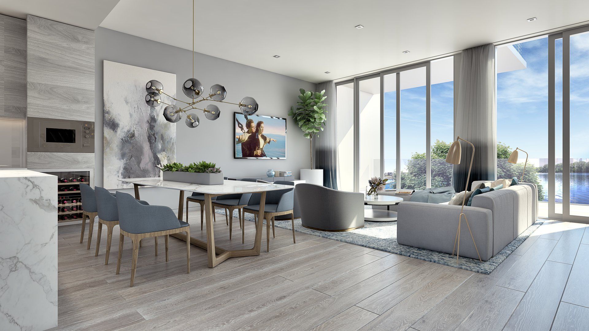 Philips Harbor Living Room