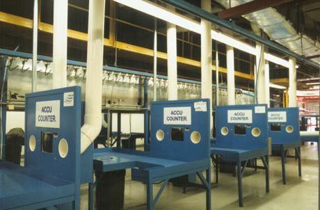 White Plains Linen Counting machines