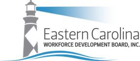 The logo for eastern carolina workforce development board inc