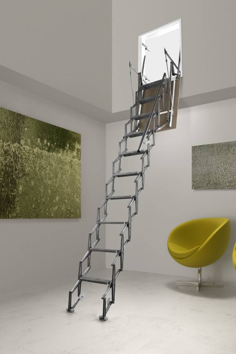 scala rientrante in metallo