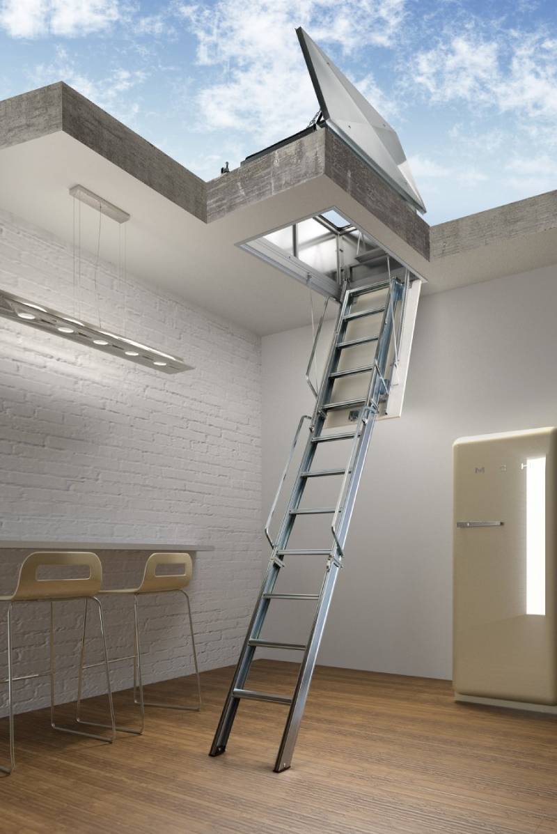 scale rientranti per tetto